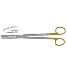 TC Parametrium Hysterectomy Scissor Curved Stainless Steel, 23 cm - 9"